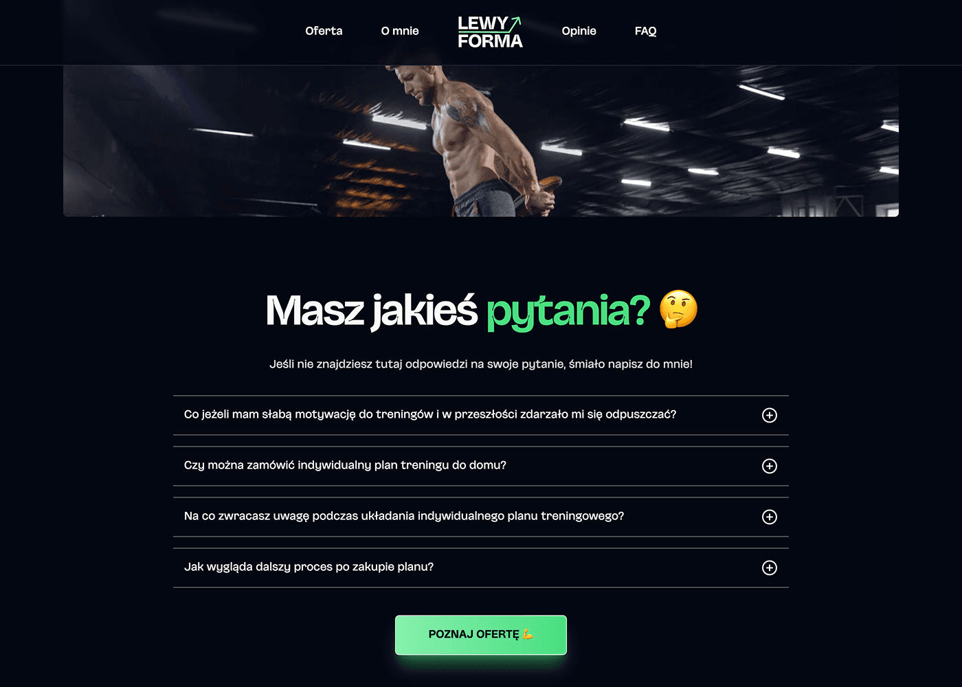 Strona internetowa lewyforma.pl