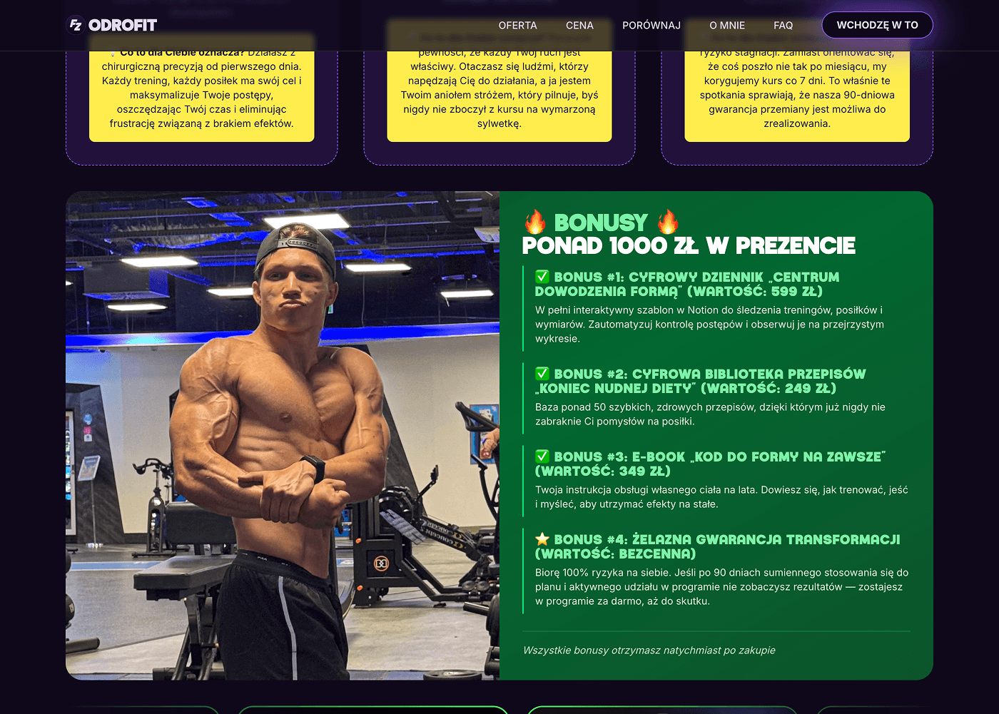 Strona internetowa odrofit.pl