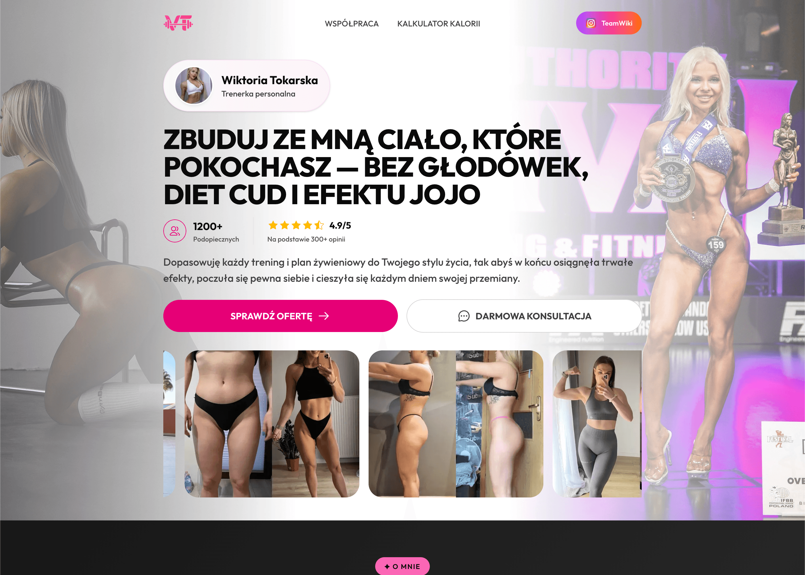 Strona internetowa teamwiki.pl