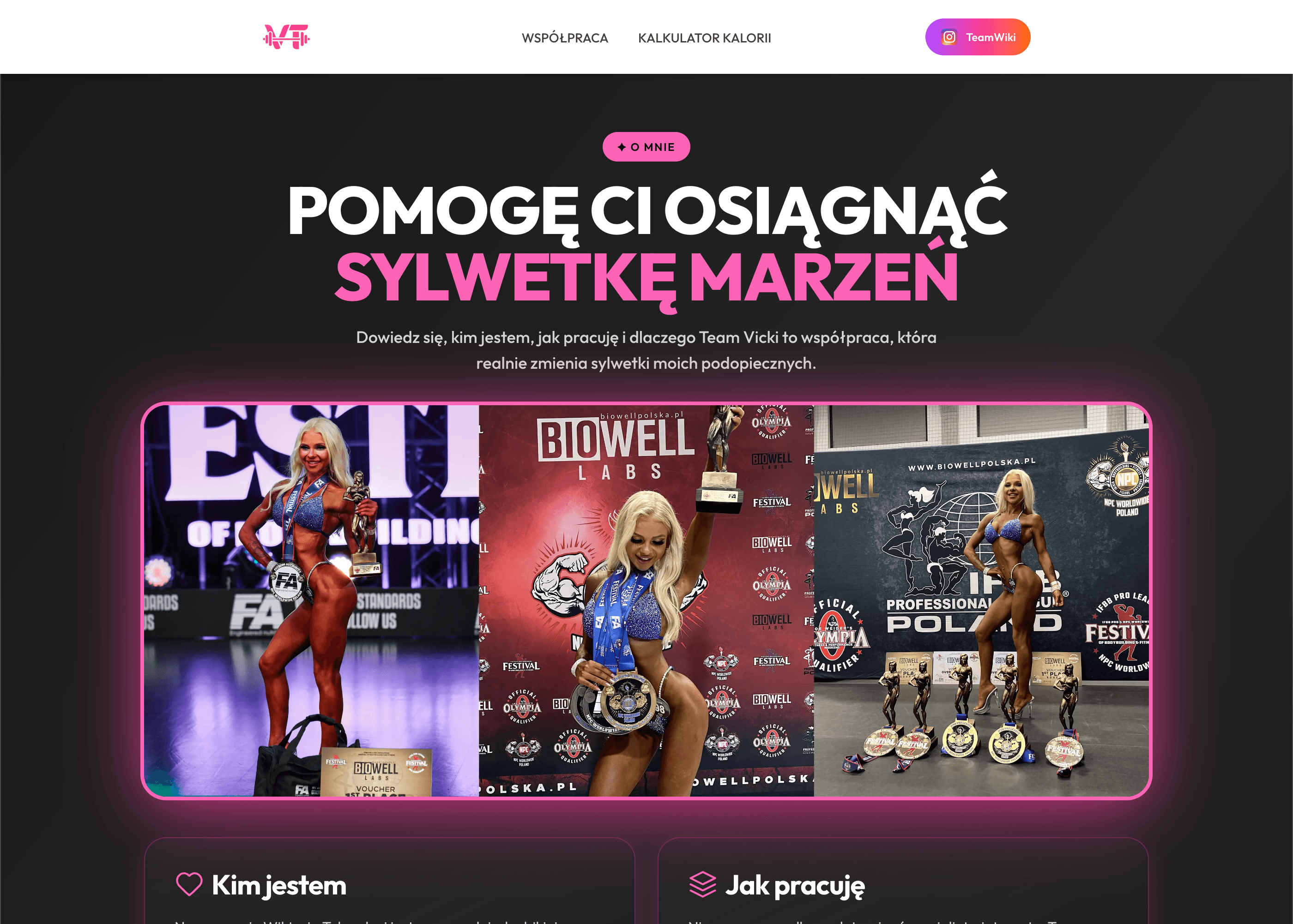 Strona internetowa teamwiki.pl