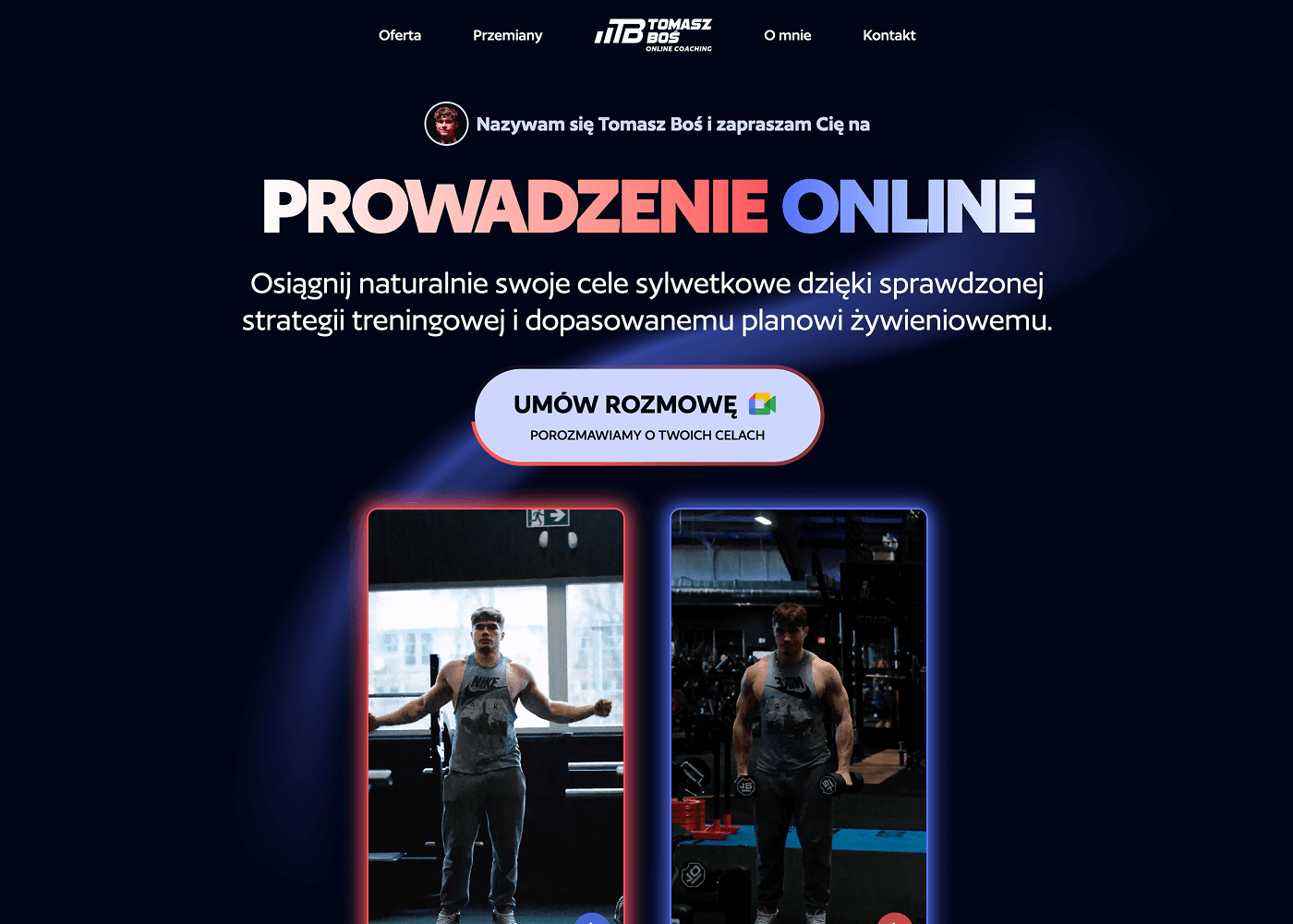 Strona internetowa tomasz-bos.pl