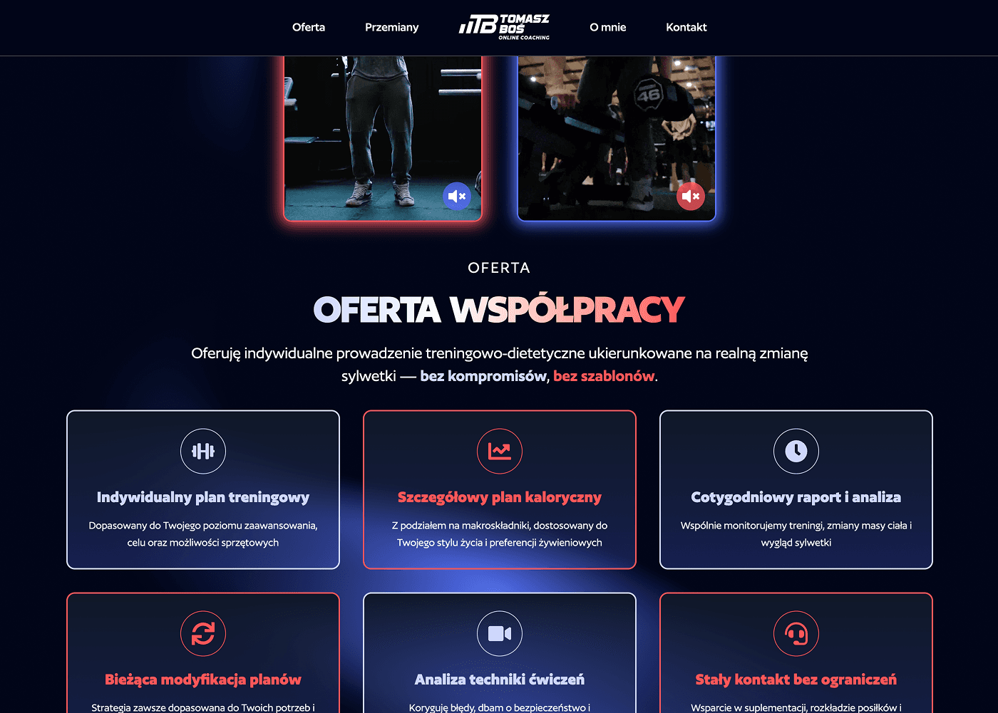 Strona internetowa tomasz-bos.pl