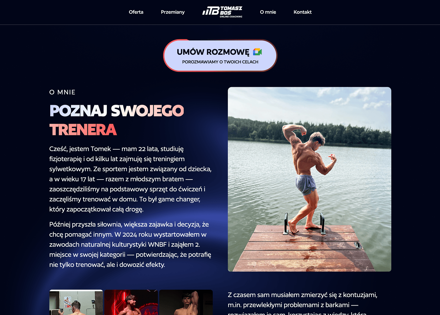 Strona internetowa tomasz-bos.pl