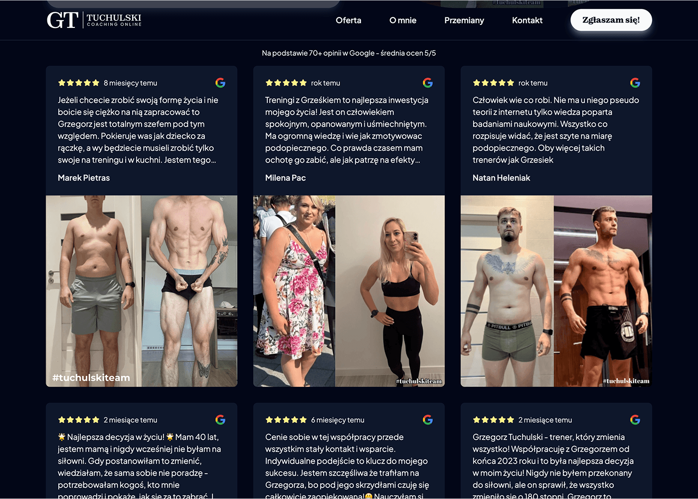 Strona internetowa tuchulski.pl