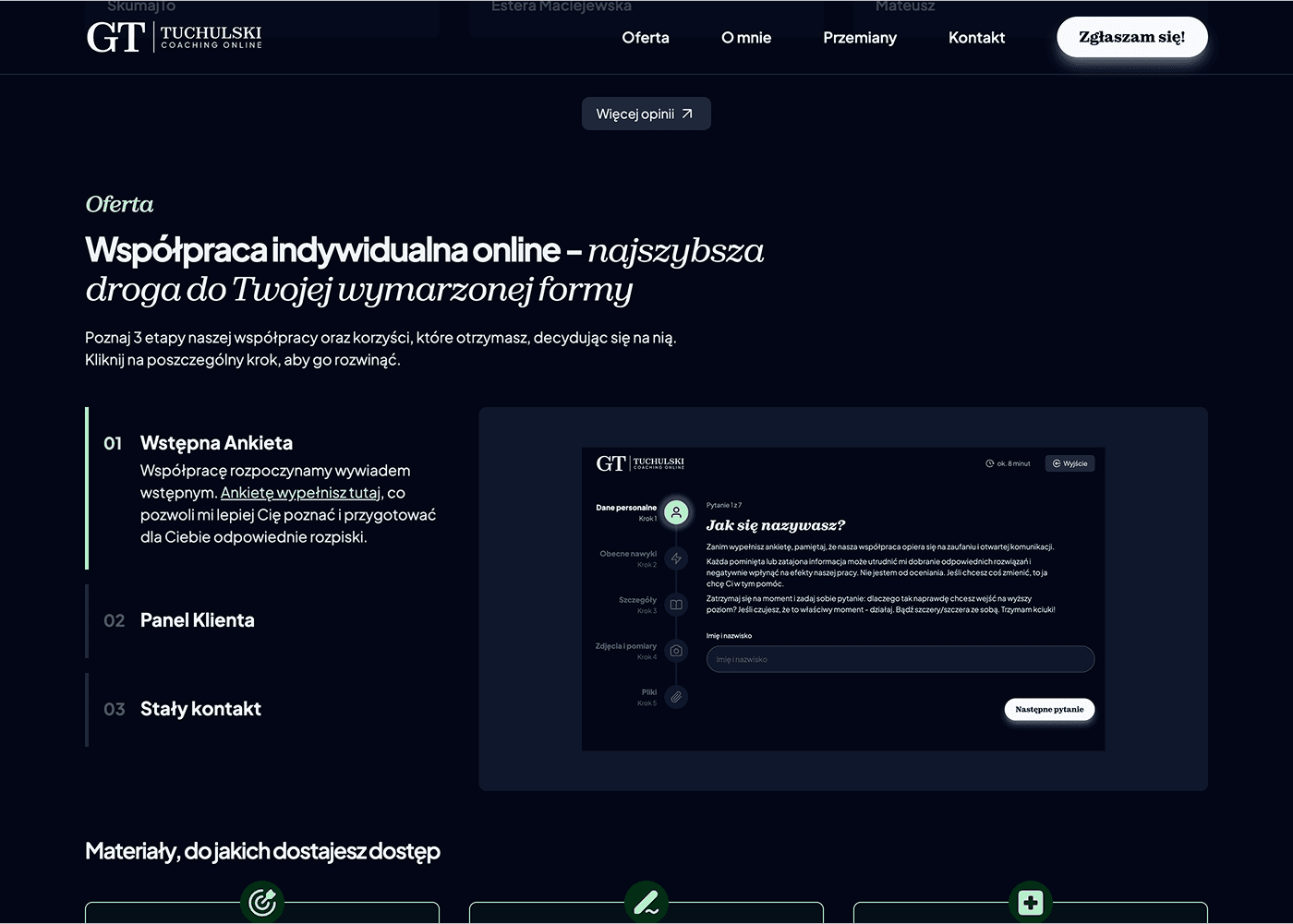 Strona internetowa tuchulski.pl