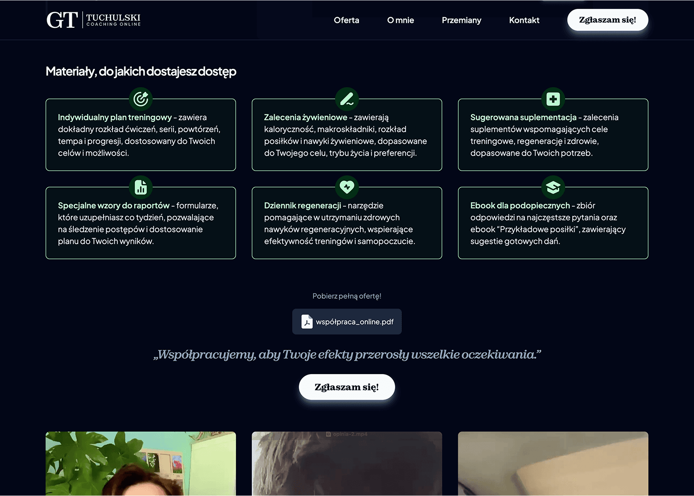 Strona internetowa tuchulski.pl